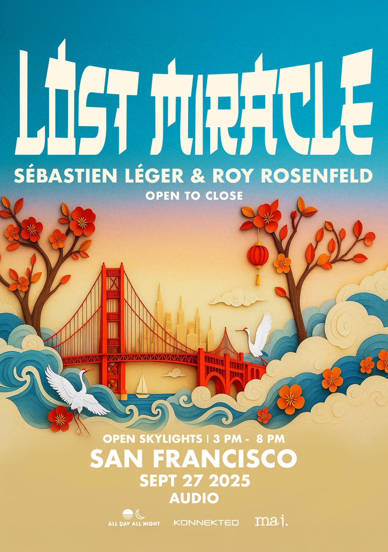 LOST MIRACLE - Saturday, September 27 | Audio SF